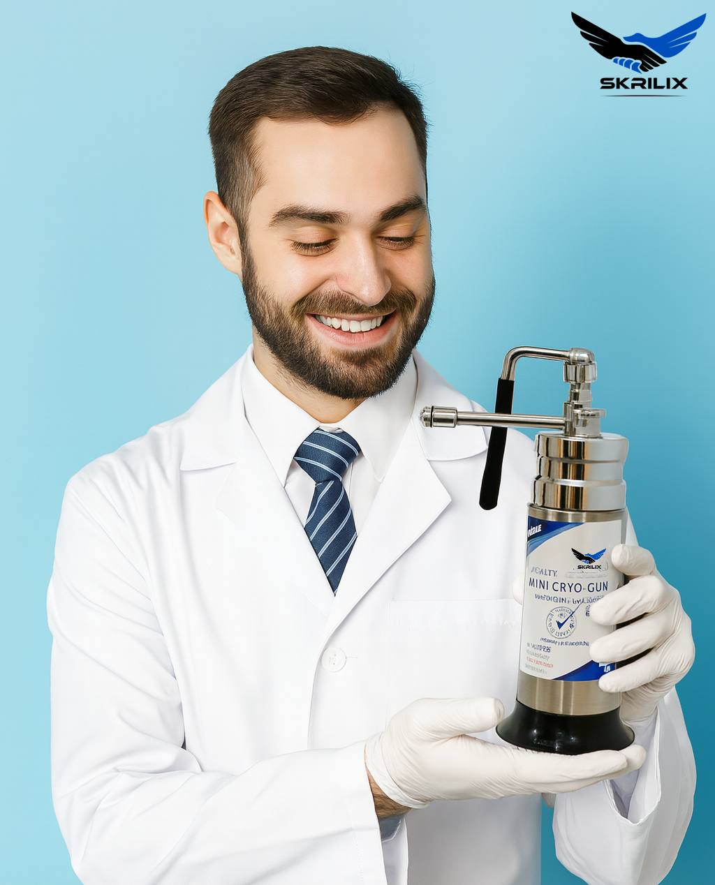 Mini Cryo Gun Liquid Nitrogen Sprayer Can for Dermatology (350ML)