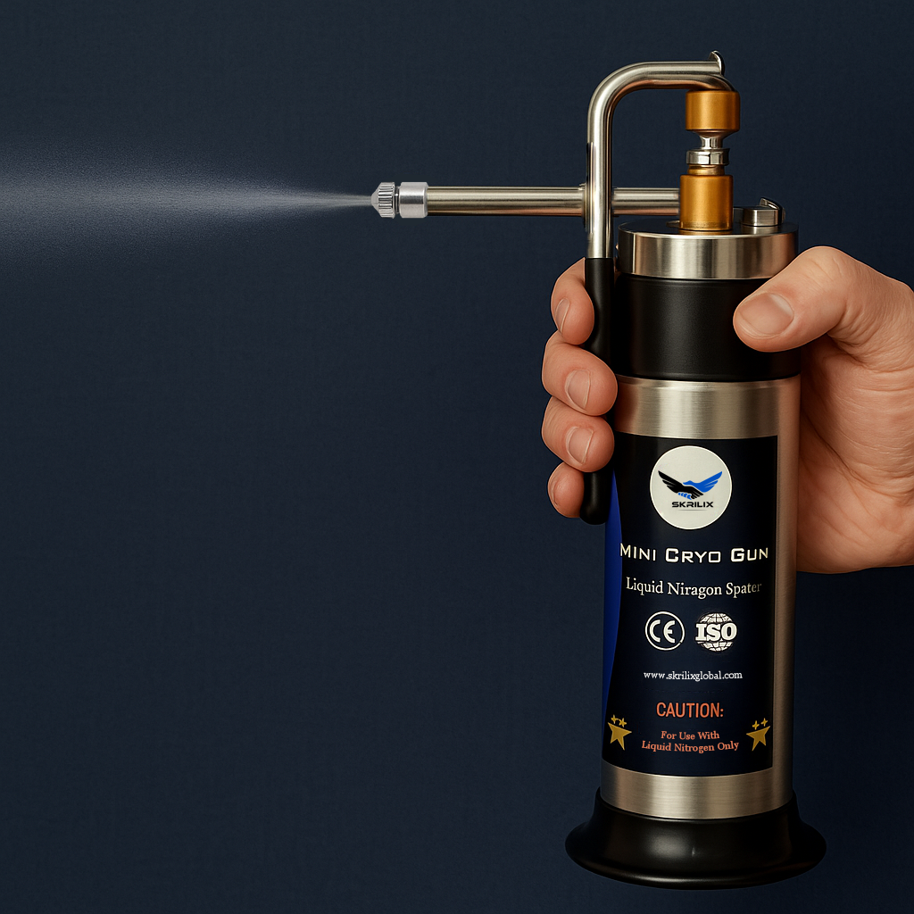 Dermatologist's No.1 Choice Mini Cryo Gun Liquid Nitrogen Sprayer For Dermatology (350 ML)