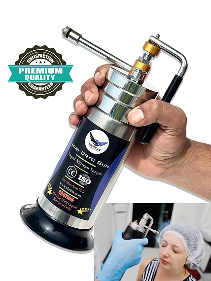Dermatologist's No.1 Choice Mini Cryo Gun Liquid Nitrogen Sprayer For Dermatology (350 ML)