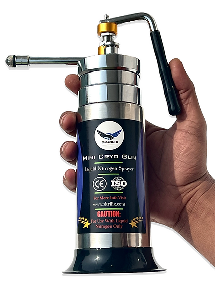 Dermatologist's No.1 Choice Mini Cryo Gun Liquid Nitrogen Sprayer For Dermatology (350 ML)