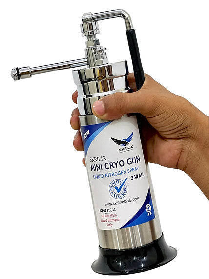 Mini Cryo Gun Liquid Nitrogen Sprayer Can for Dermatology (350ML)