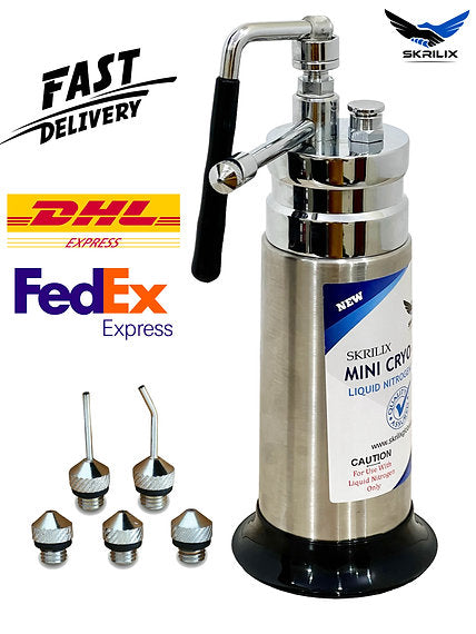 Mini Cryo Gun Liquid Nitrogen Sprayer Can for Dermatology (350ML)